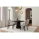 Cove Vintage Black 47" Round Dining Table