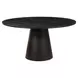 Cove Vintage Black 47" Round Dining Table
