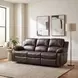 Cranley Brown 83" Double Reclining Sofa