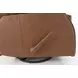 Crews Dobbs Saddle Leather Swivel Glider Recliner with Nailhead Trim