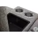 Perriton Frappe Zero Gravity 80" Power Reclining Console Loveseat With Heat And Massage