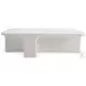 Lennox Chalky White Rectangular Outdoor Cocktail Table