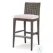 Litchfield Mink Grey And Flax Bar Stool