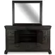 Bellamy Peppercorn 8 Drawer Dresser with Rectangular Mirror