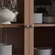 Cupertino Brown 2 Door Dining Display Cabinet