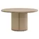 Curve Light Honey 54" Round Dining Table