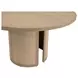 Curve Light Honey 54" Round Dining Table