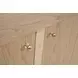 Curve Light Honey 4 Door Media Sideboard