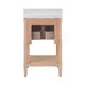 Cutler Cerused Oak Carrera Marble Top 24" Bath Vanity