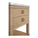 Cutler Cerused Oak Carrera Marble Top 24" Bath Vanity