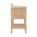 Cutler Cerused Oak Carrera Marble Top 24" Bath Vanity
