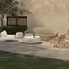 Palma Warm Brown Outdoor Lounge Chair