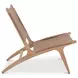 Palma Warm Brown Outdoor Lounge Chair