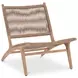 Palma Warm Brown Outdoor Lounge Chair