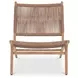 Palma Warm Brown Outdoor Lounge Chair