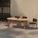 Mira Black Upholstered Outdoor Dining Chair