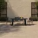 Mira Black Upholstered Outdoor Dining Chair