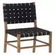 Mira Black Upholstered Outdoor Dining Chair