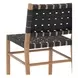 Mira Black Upholstered Outdoor Dining Chair