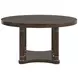 Oakridge Medley Piano Brown 38" Round Dining Table