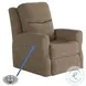 Fame Berber Sisal Power Headrest Rocker Recliner