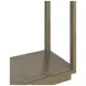 Glaze Quartz Rectangular Glass Top Console Table