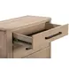 Breckenridge Medium Brown 3 Drawer Nightstand with USB Charging and LED