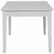 Echo White Rectangular Drawer Dining Room Set