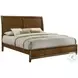 Ballard Walnut Brown King Sleigh Bed