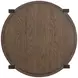 Kaysen Wallaby and Matte Black Round Cocktail Table