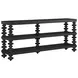 Atrium Black Rectangular Console Table