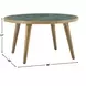 Novato Green Round Sintered Stone Cocktail Table