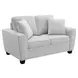 Ashbury Soft Gray 64" Loveseat