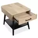 Craftsman Ridge Driftwood and Black Rectangular Lift Top Occassional Table Set