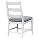 Nash Outdoor Dining Gray Upholstered Outdoor Bar Stool Set of 2