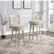 D01844 White Swivel Bar Stool