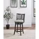D01852 Gray Swivel Counter Height Stool