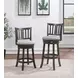 D01852 Gray Swivel Counter Height Stool