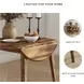 Berringer Rustic Brown Drop Leaf Extendable Dining Table