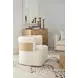 Cassat White 360 Degree Swivel Chair