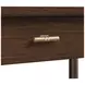 Verge Handcrafted Walnut 1 Drawer Open Nightstand