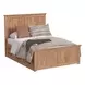 Oak Park Taupe Queen Captain's Storage Panel Bed