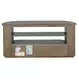 Bosley Lt. Brown Porpoise 60" Demilune TV Stand