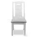 Island Haven Old Gray and Taupe Shutter Dining Chair Set of 2