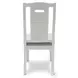 Island Haven Old Gray and Taupe Shutter Dining Chair Set of 2
