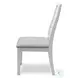 Island Haven Old Gray and Taupe Shutter Dining Chair Set of 2