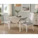 Island Haven Old Gray and Taupe Shutter Dining Chair Set of 2