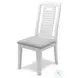 Island Haven Old Gray and Taupe Shutter Dining Chair Set of 2