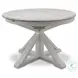 Island Haven Taupe 45" Round Extendable Butterfly Dining Table with Storage