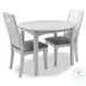 Island Haven Taupe 42" Round Drop Leaf Dining Table
